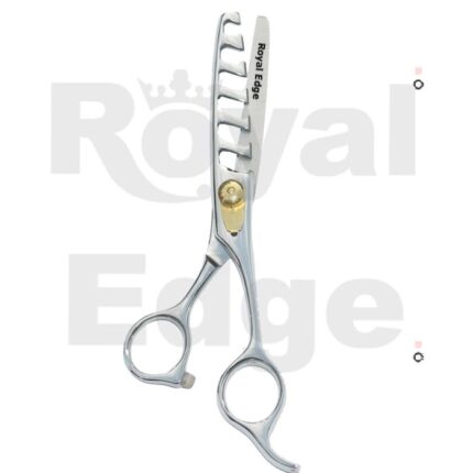 Mirror Finish Hair WIRE CUT THINNING Scissors Available Size 6.5" Razor Edge Sharp with adjustable dial. Different dials option are also available. This is also available in our all finishes like Rainbow , Blue, Black, Powder Coated, Art Work etc.