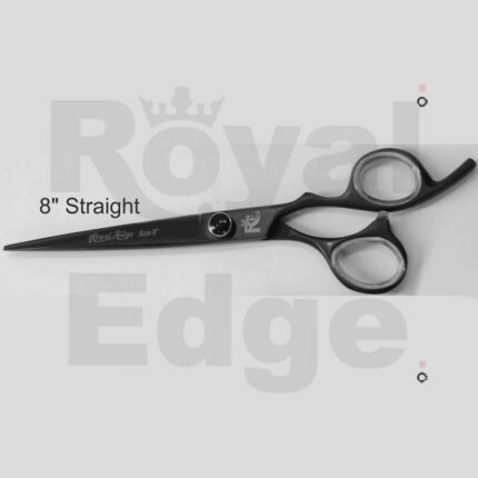 Pet Grooming Shears Black color 8" Shears Straight 8" Straight Shears